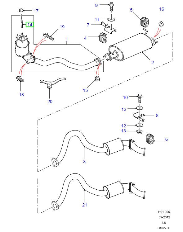 BOLT M10x14 - M10x26 - 10 Units
