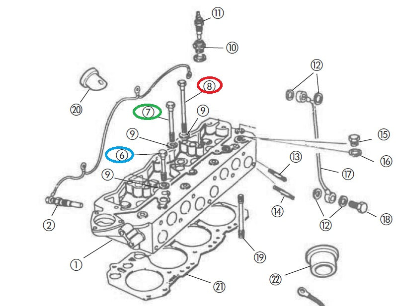 Cylinder Head Bolt Kit - AG PARTS