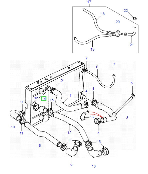 Hose - oil cooler - ALLMAKES 4X4