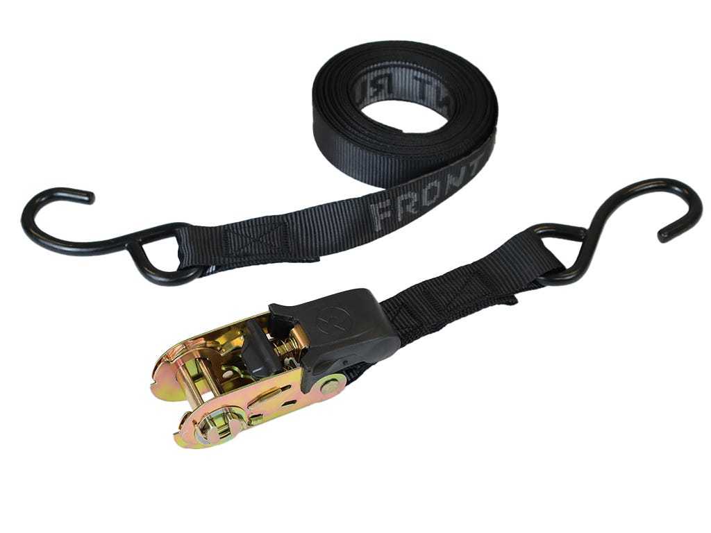 Correas de trinquete 25mm x 4m con ganchos