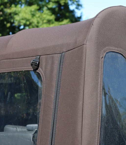 STAYFAST Complete Canvas - With Side and Rear Windows - Brown - EXMOOR TRIM