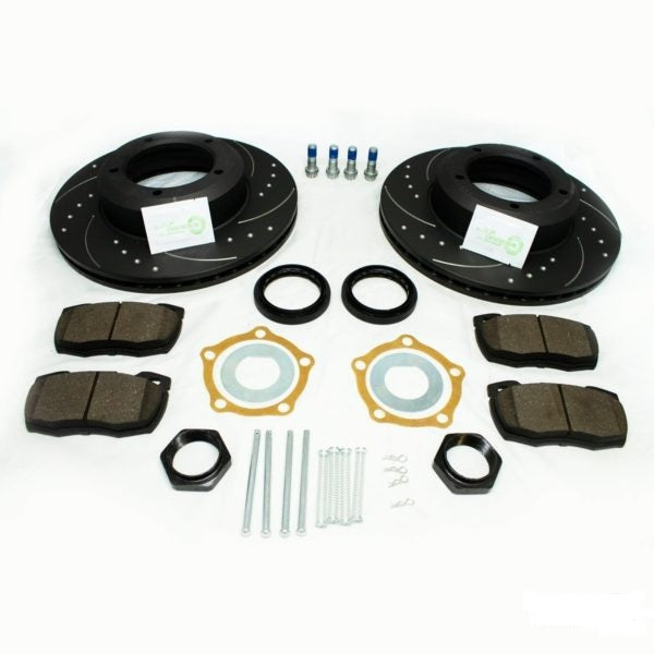 Brake Kit - Vented Disc Brakes - Front Axle - Defender - L.O.F CLUTCHES
