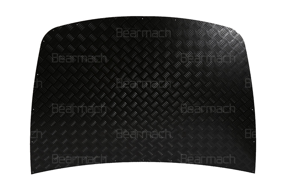 Bonnet reinforcement - In Black Aluminum 2mm - AG PARTS