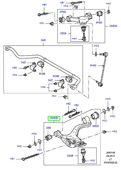 Front Suspension Arm - Lower Right - PROEVO+