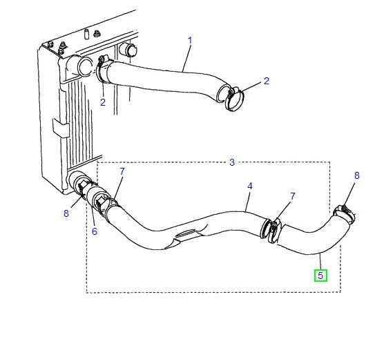 Hose Turbocharger - EUROSPARE