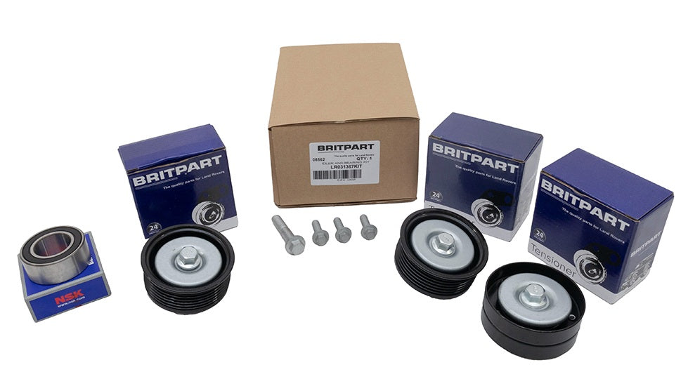 Support - auxiliary belt and guide pulleys - ALLMAKES
