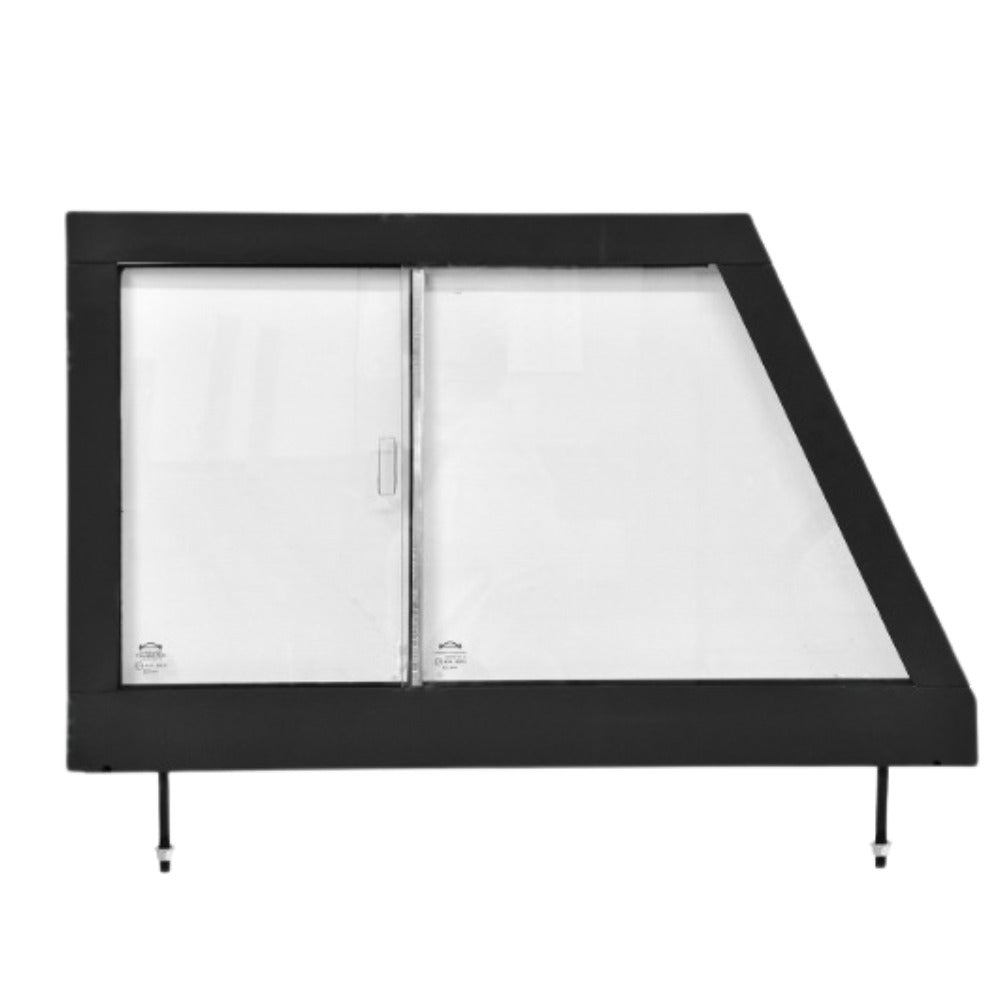 Door Top - RH - Front With Glass - Black - AG PARTS