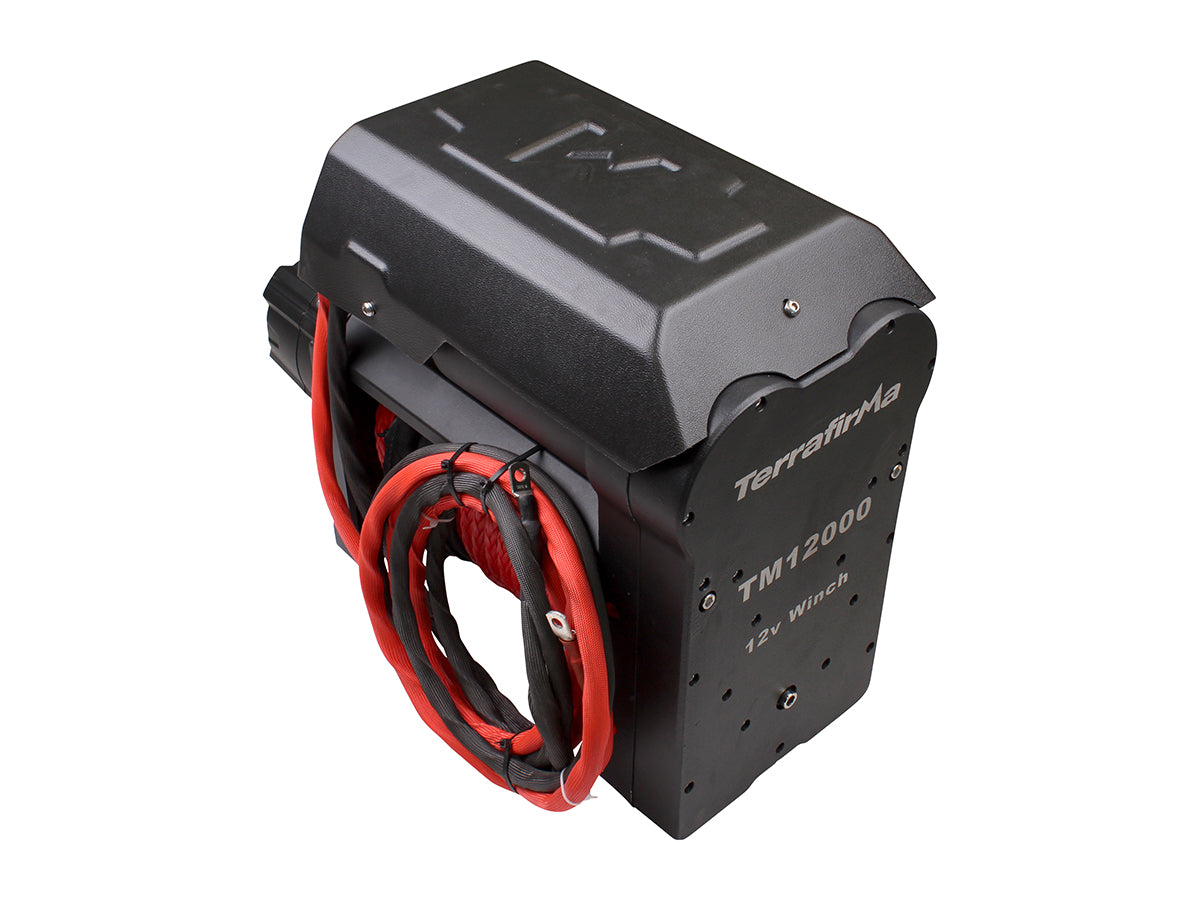 Winch TM12000 - 12,000 Pounds - Radio control - Synthetic Rope - TERRAFIRMA