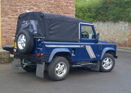 90 Full TD5-TD4 Black Canvas - EXMOOR TRIM