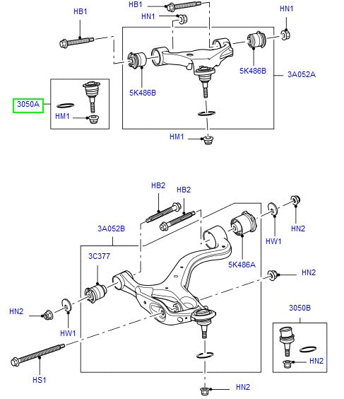 Ball Joint Assembly - PR2 ALLMAKES