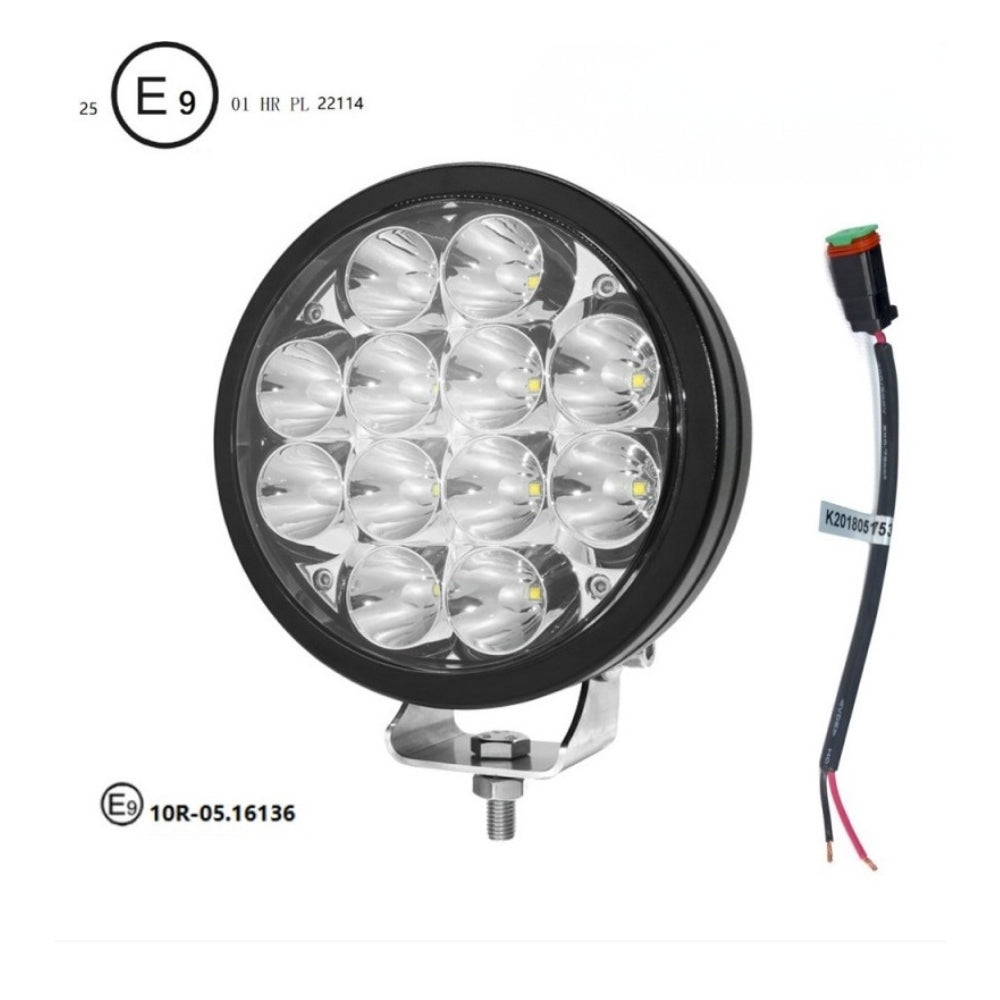 AG1183 - LED driving lamp with built-in Deutsch DT04-2P connector - AG PARTS