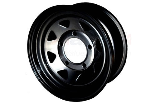 Black Triangular Rim - 8 holes - 16x7 - ET08 - TERRAFIRMA