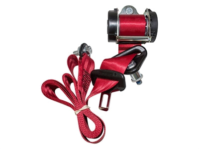 Rear Belt - Red Color - Left Side - Defender 110 - From 2007 - ALLMAKES 4X4