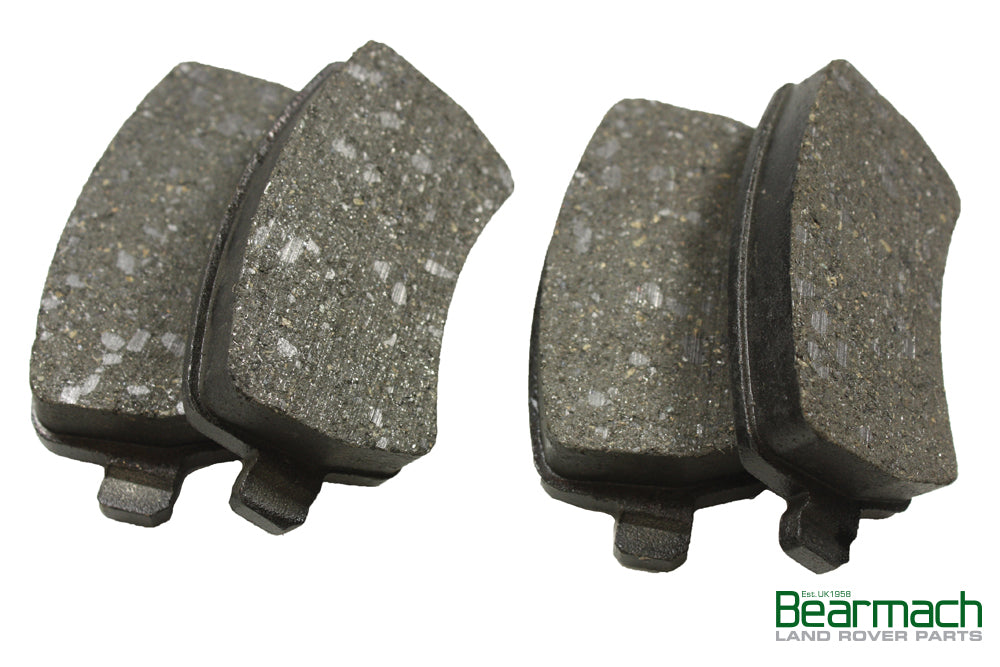 Rear brake pads - with springs