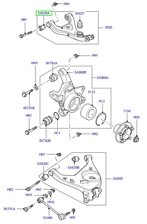 Upper Suspension Arm Bush