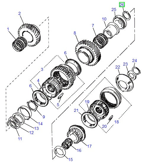 Circlip Mainshaft
