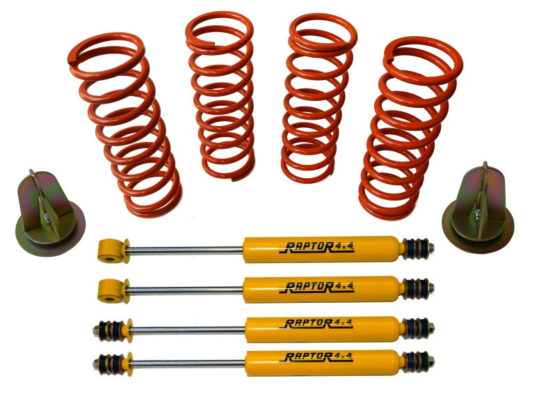 Tiger Lift Kit - Springs and Shock Absorbers - +2"/+5cms - RAPTOR 4X4