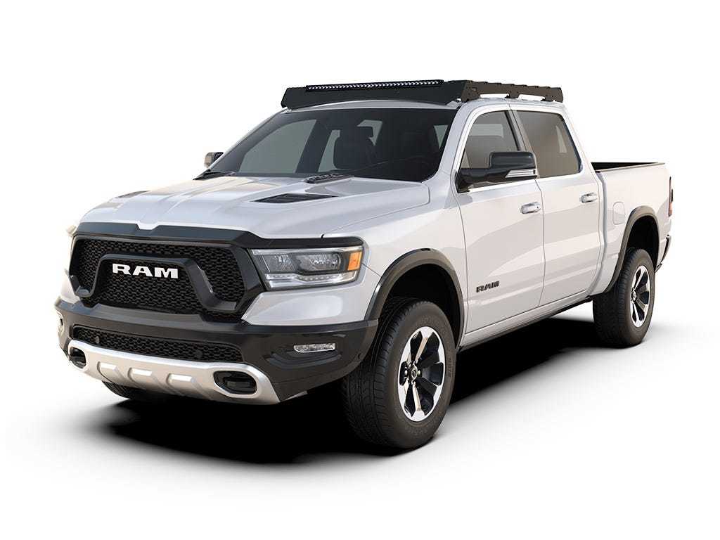 RAM 1500 5th Gen Crew Cab (2019-Current) Slimsport Roof Rack Kit / Light Bar Ready