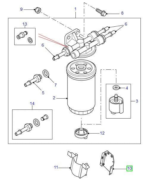 Rear Shield - Fuel Filter