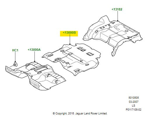 Upholstered Central Floor
