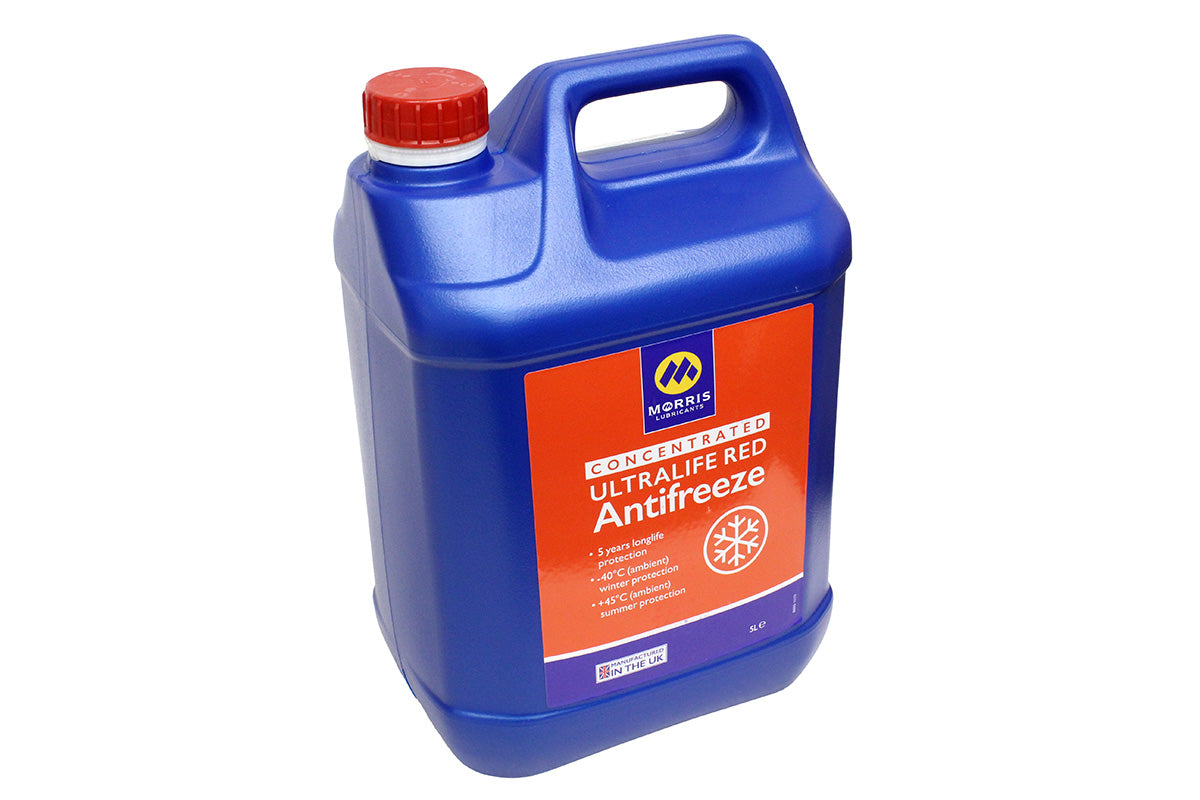 Antifreeze Longlife 5ltr - Red - MORRIS