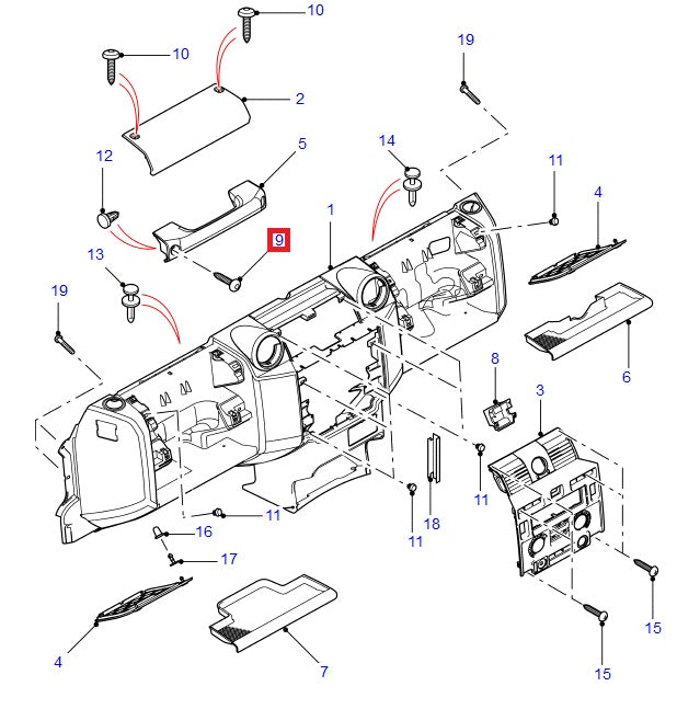 Hexagon head screw - Pack of 10 units