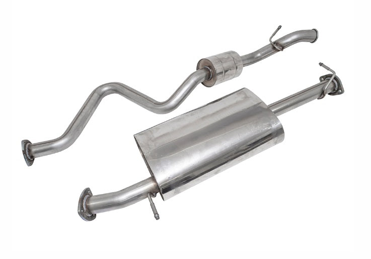 Double S sports exhaust - In Stainless Steel - ALLMAKES - ALLMAKES 4X4