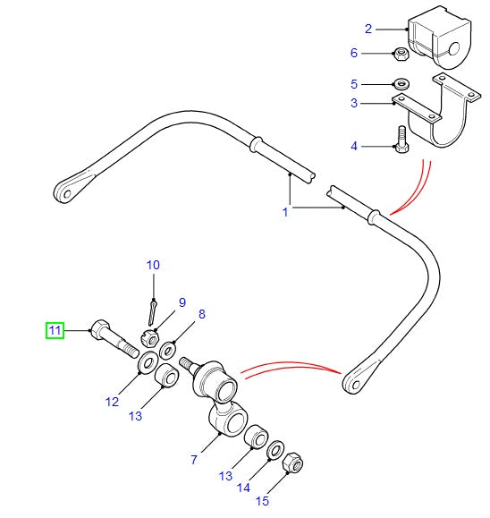 Anti Roll Bar Pin