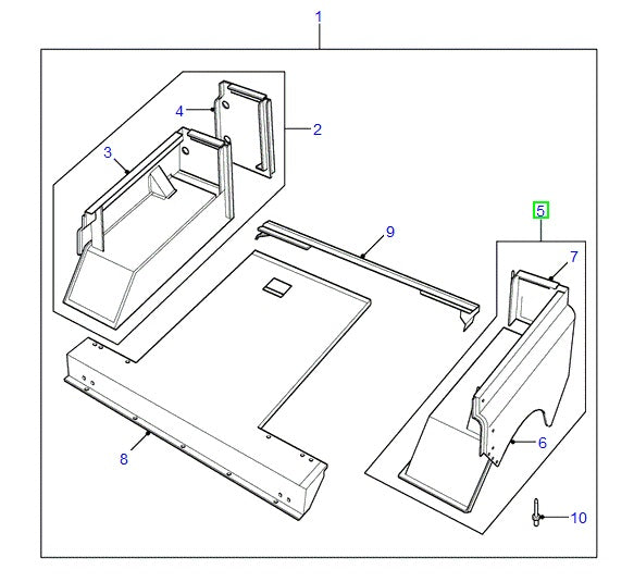 LH Rear Arch Assy