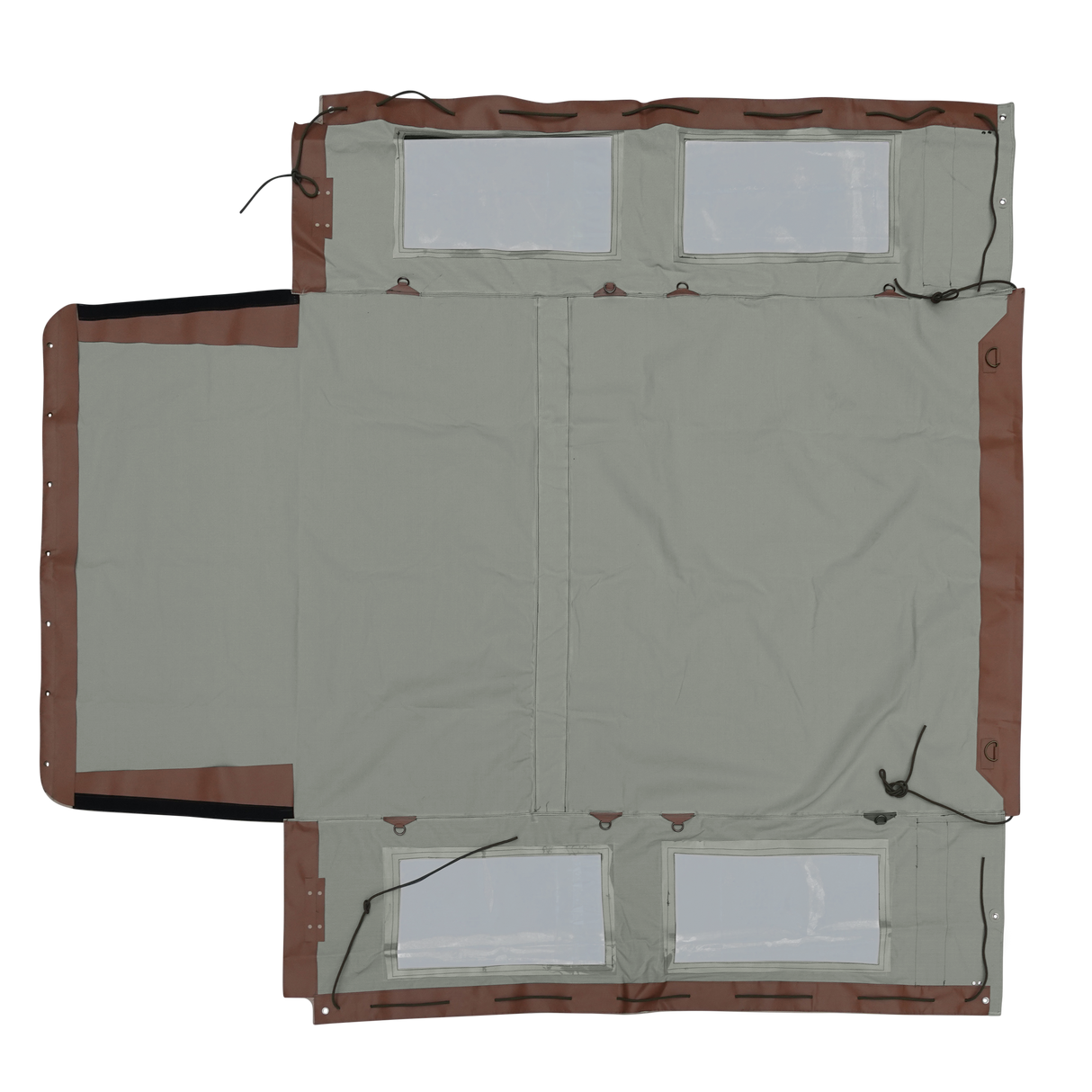 Hood With Side Windows (WSW) 109" / 110" - Grey-Green