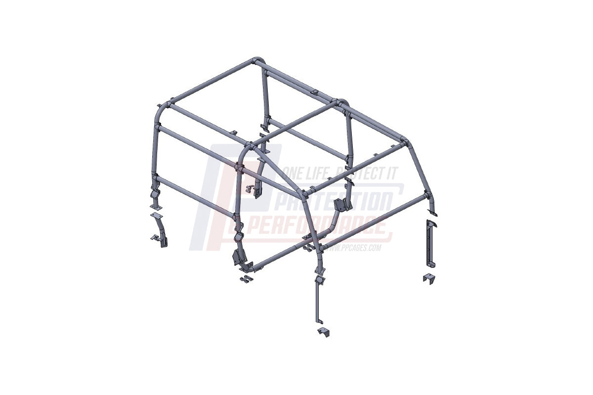 P&p 90 6 Point Full External Roll Cage - TERRAFIRMA