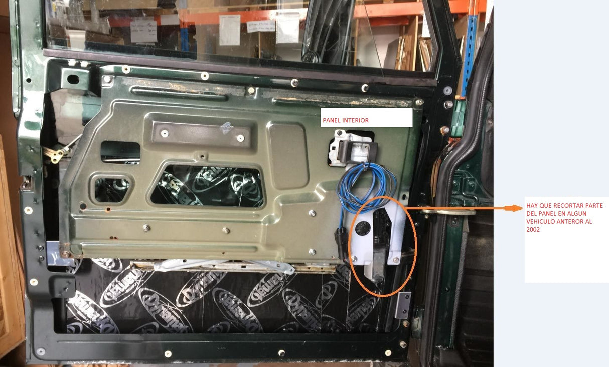 Defender Front Electric Window Kit