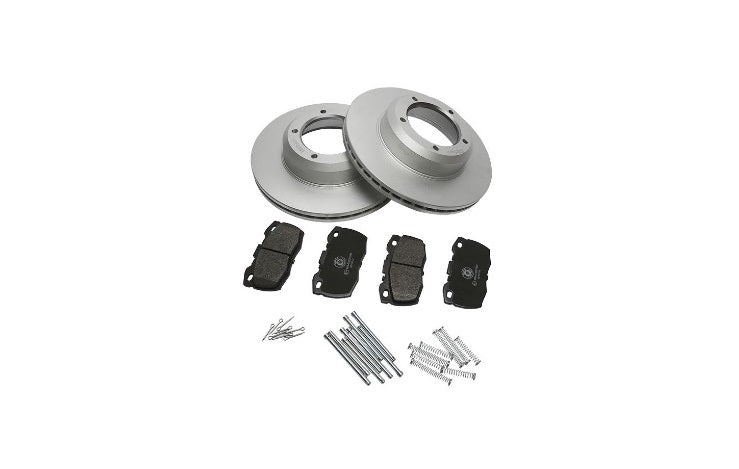 Front Geomet Brake Disc & Pads Kit - ALLMAKES 4X4