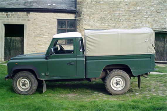 Hood Sand Canvas - with Rear Window - EXMOOR TRIM