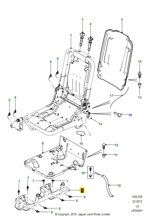 Closure Plate - Interlocking Mechanism - Left Side