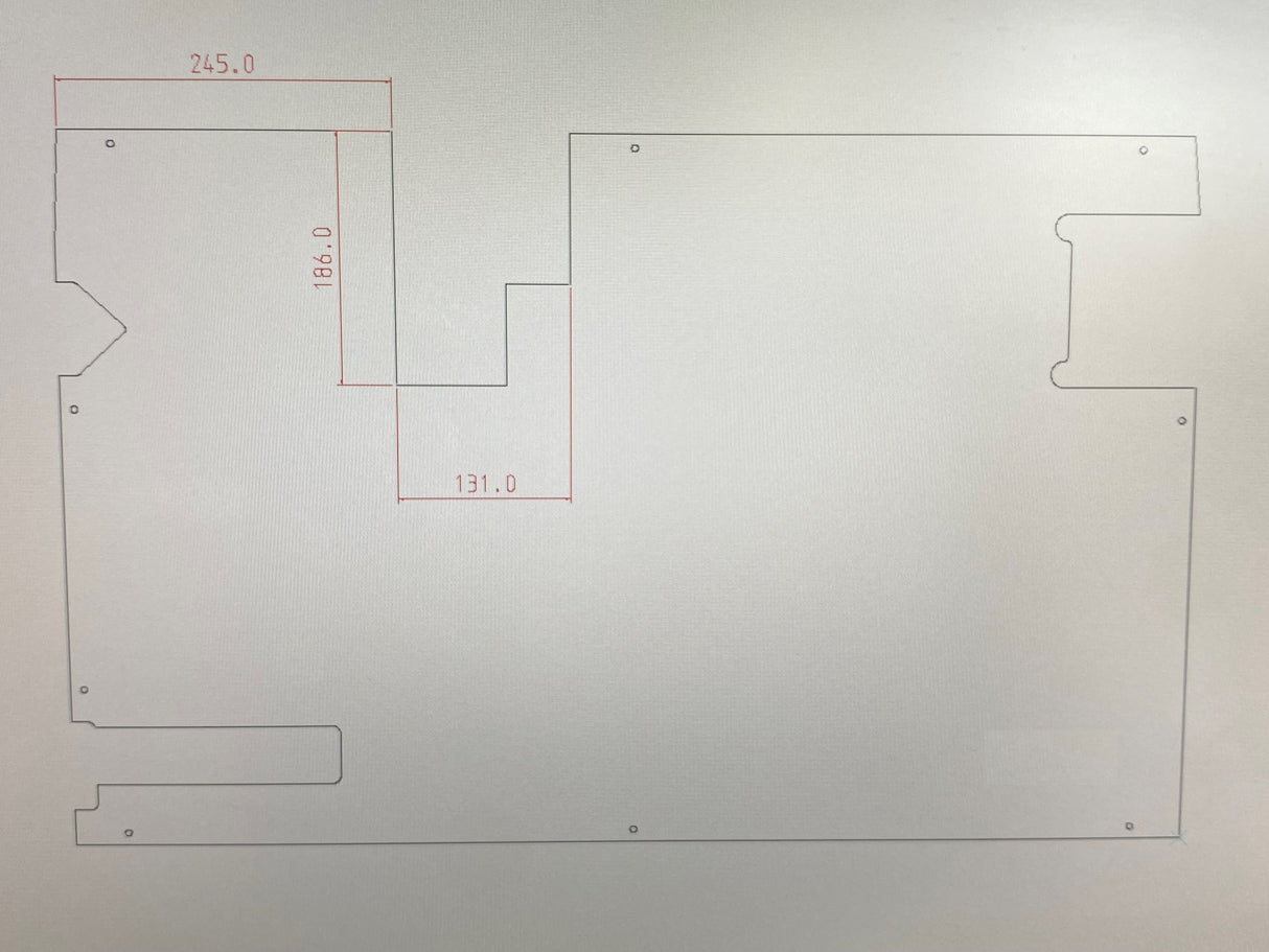 Rear Chq D/Inner W/wiper 98> - Aluminum - 2mm - AG PARTS