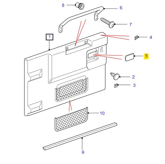 Rear End Door Finisher - ALLMAKES