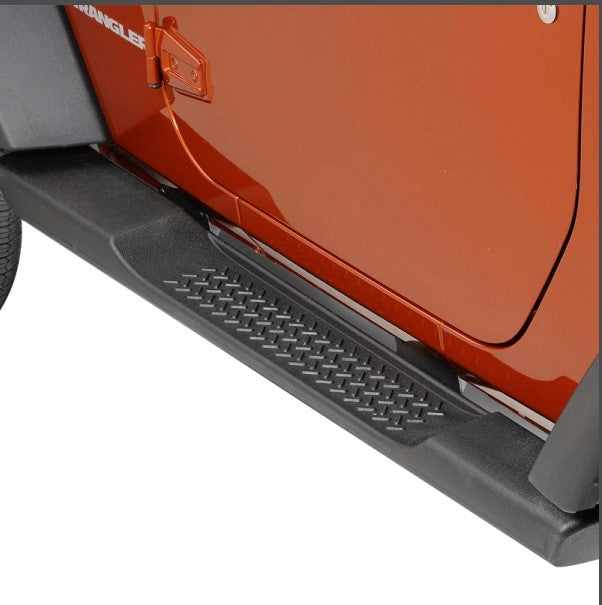 Side Steps Wrangler JK 2 Doors Black Color