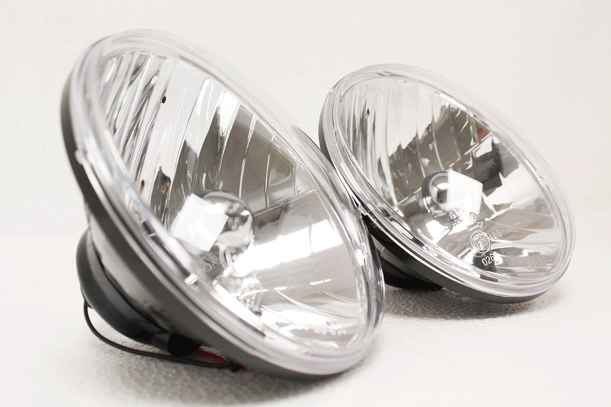 LHD CRYSTAL HALOGEN HLAMPS PAIR With position bulb