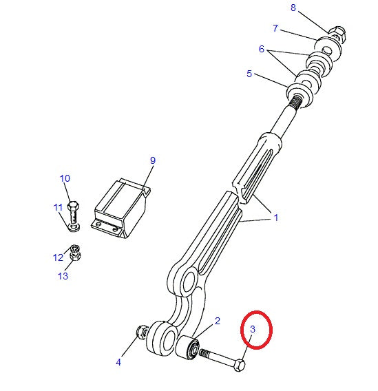 Radius Arm Bolt