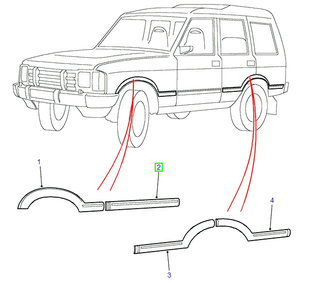 Rubbing Strip Fr Door RH