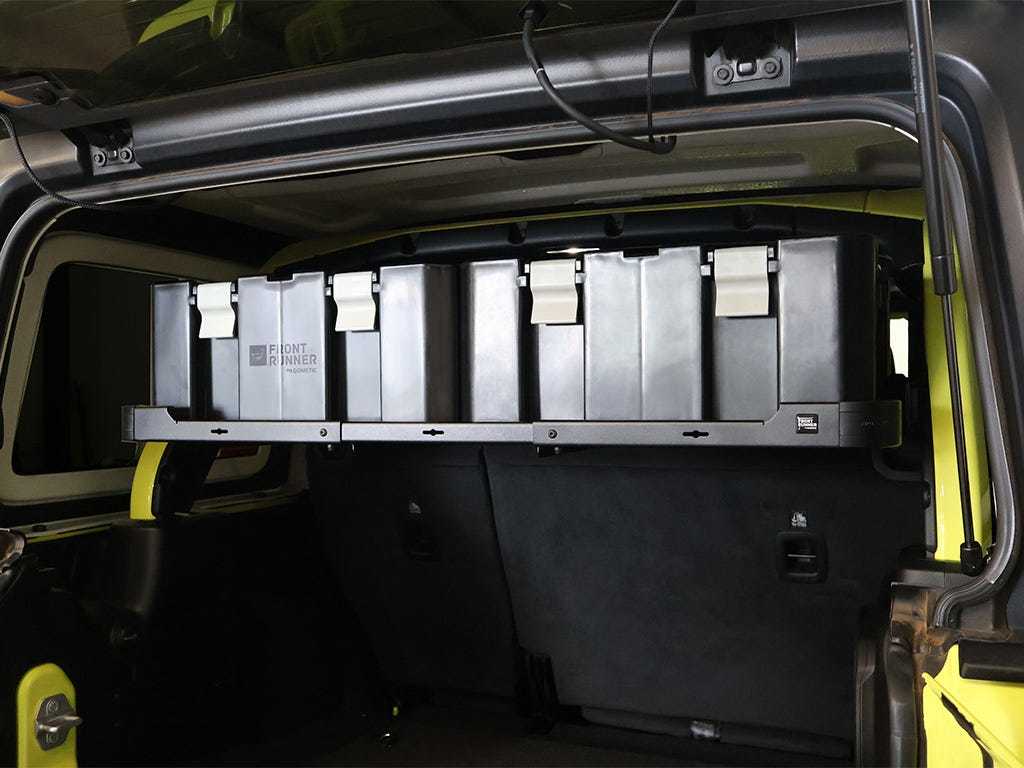 Jeep Wrangler JLU Cargo Molle Interior Shelf
