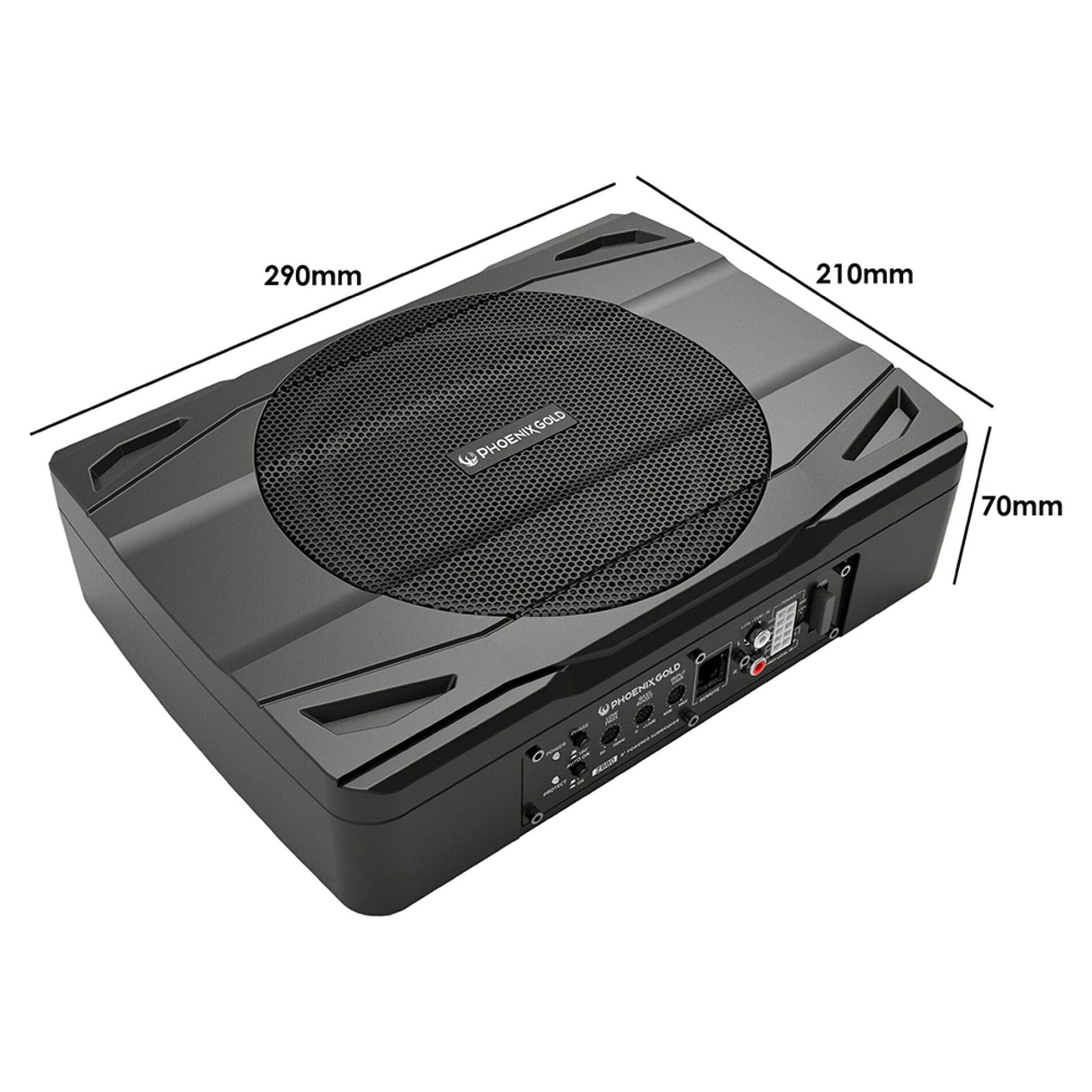 8-inch, ultra-compact, fully aluminium subwoofer - ALLMAKES