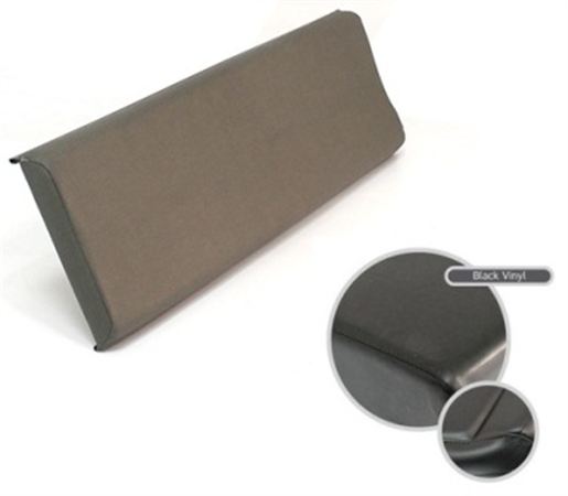 Back Seat Bench Backrest 2 Man - Black Vinyl