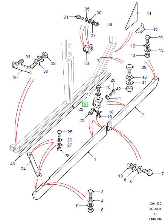 Outer Sill Holding Bracket