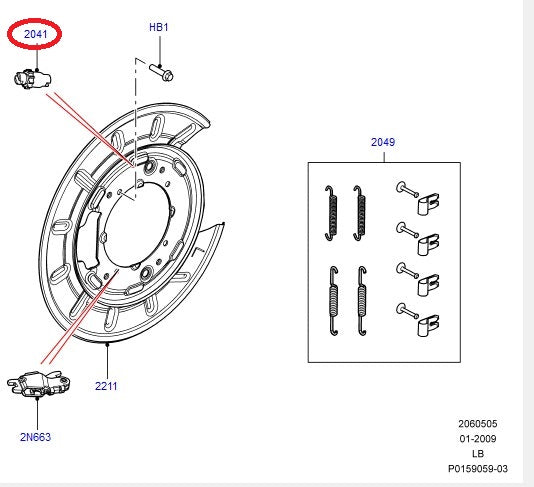 Brake Adjuster Kit - GENUINE LAND ROVER