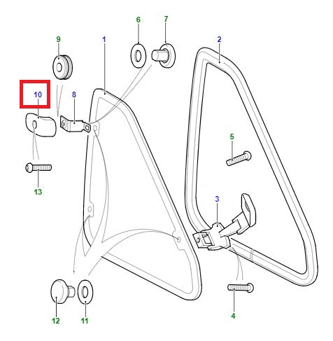 Plastic Hinge Cover