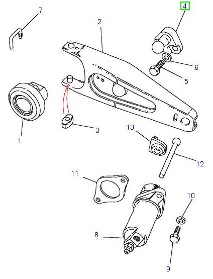 Pivot Clutch Release Arm