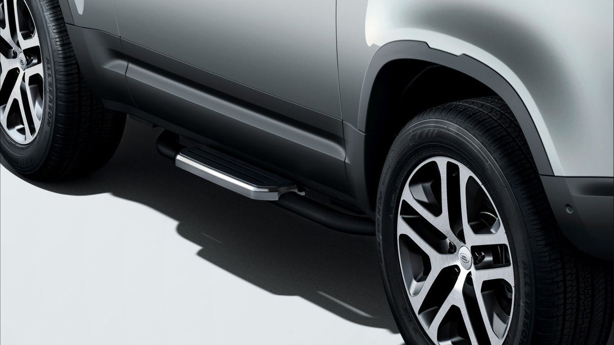 Side Steps Kit - Black - Def 90 - OEM