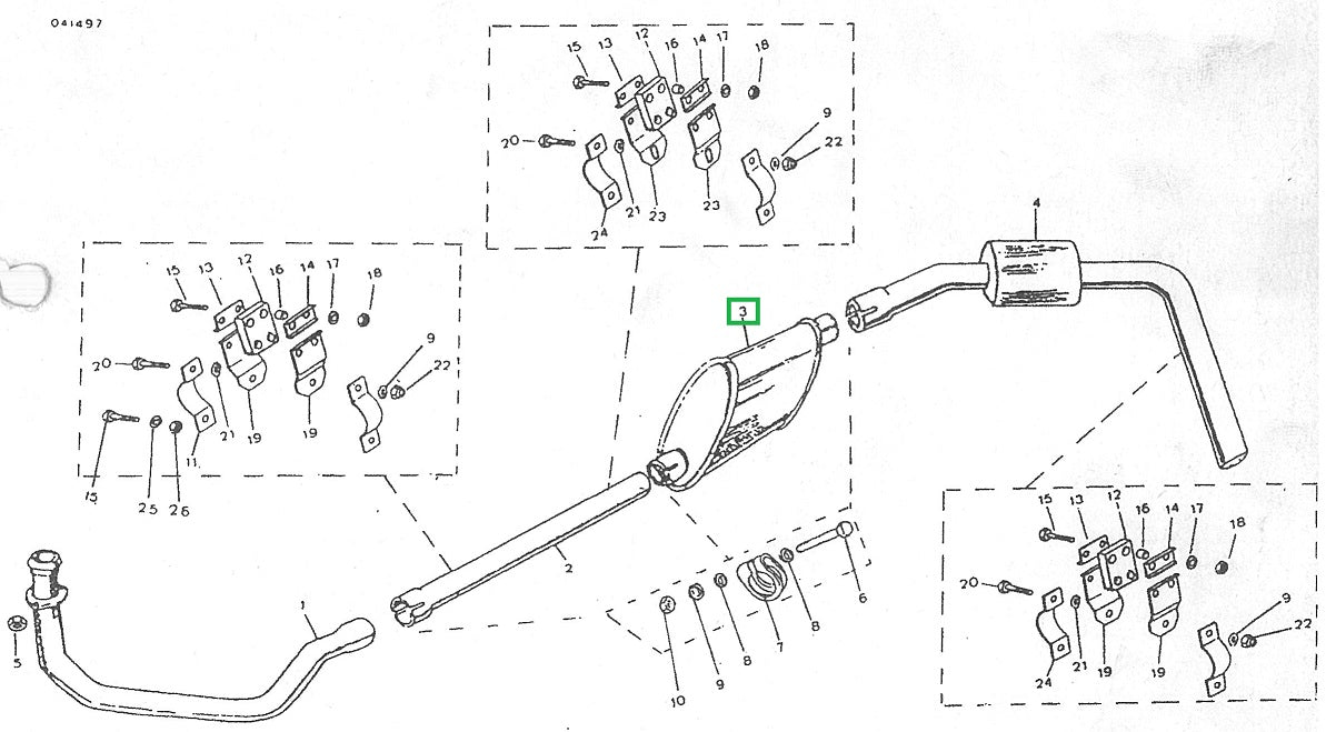 Exh Centre Silencer